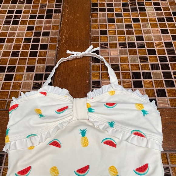 Janie and Jack Fruit Ruffles Swimsuit - Picture 3 of 8